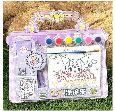 Children's Day Gift Creative Handmade Cartoon Shape DIY Watercolor Painting Set Children's Cute Fun Filling Coloring Gift Box_img_0