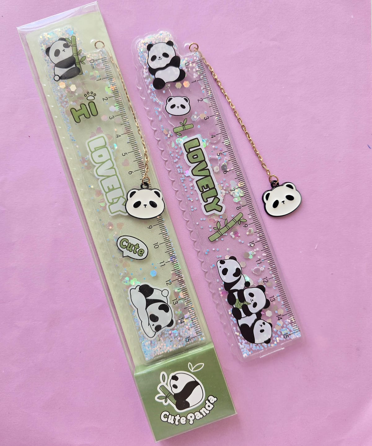 Oil flow Bookmark ruler