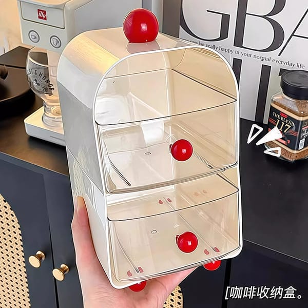 Storage Box Creative Multi-Layer Drawer-Type, Large-Capacity Desktop Storage Box