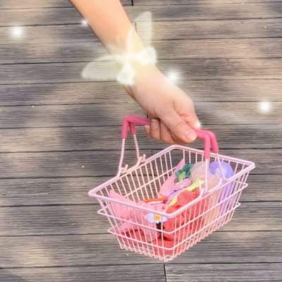 pink creative camping picnic basket_img_0