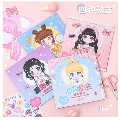 Makeup Dress-up Stickers This Girl's Super Book Stickers_img_1
