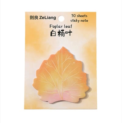 Leaves and flowers shaped sticky notes / cute sticky notes_img_3
