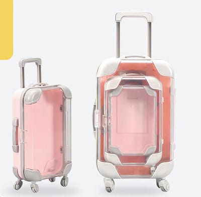 Mini Storage Trolley Luggage Cosmetics Packaging Box_img_0