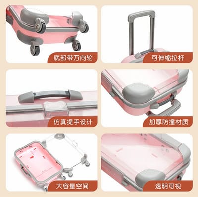 Mini Storage Trolley Luggage Cosmetics Packaging Box_img_1