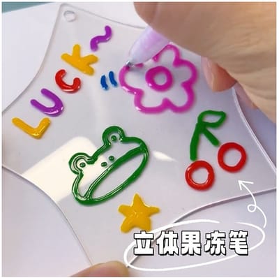 3D Graffiti Pen High-Value Jelly Creative Painting DIY Colorful Mobile Phone Case Stationery_img_0