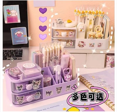Storage Pen Holder Student Dormitory Drawer_img_3