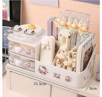 Storage Pen Holder Student Dormitory Drawer_img_2