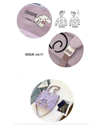 Korean Style Crossbody Bag || Student Casual Shoulder Bag_img_6