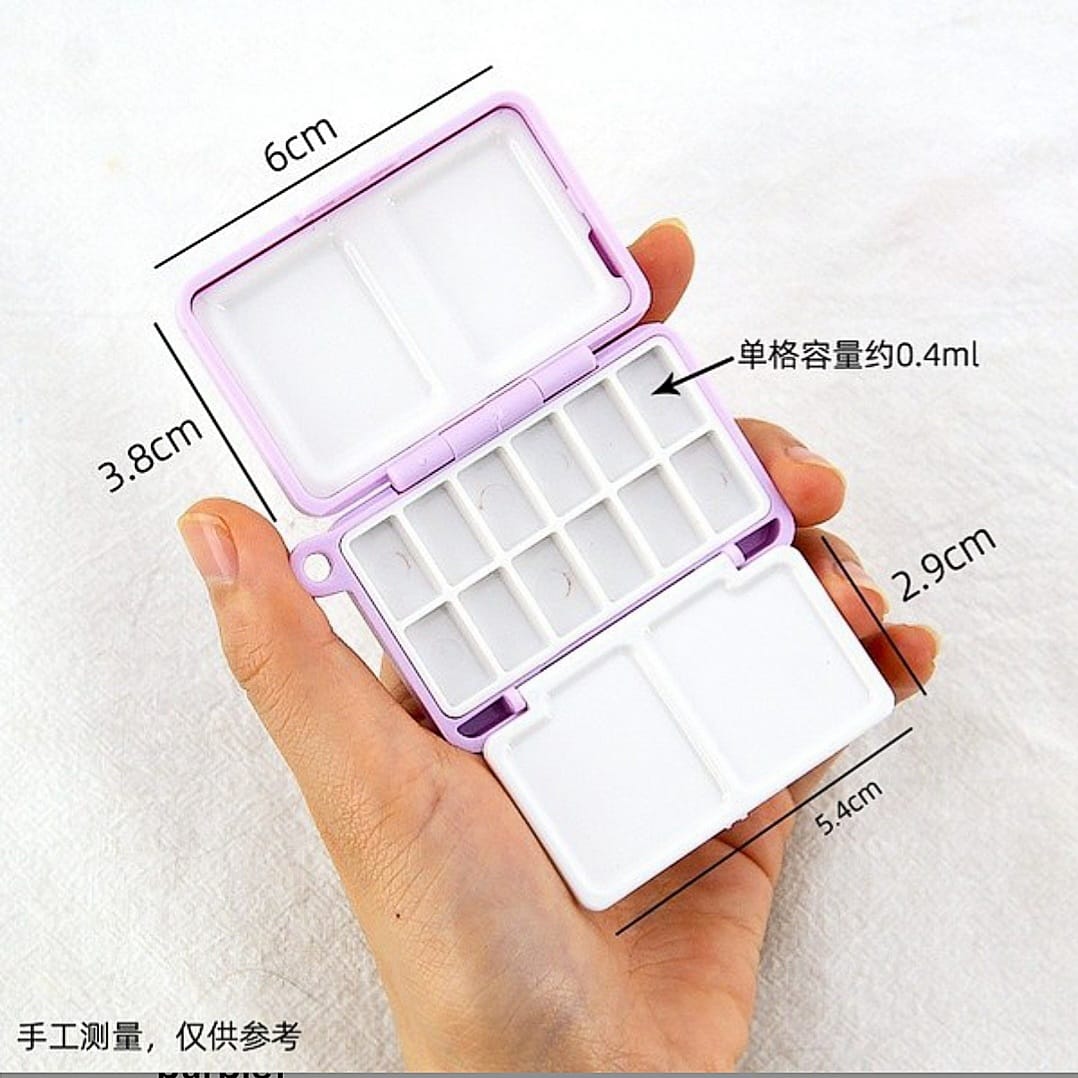 Mini paint box-12 compartments