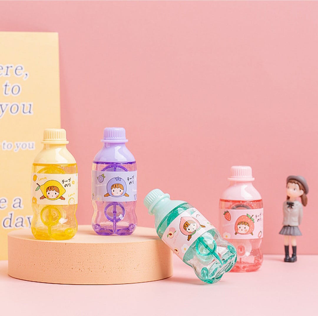 Dot Glue for Students' Use on Drink Bottles, Planner Transparent Double-Sided Tape